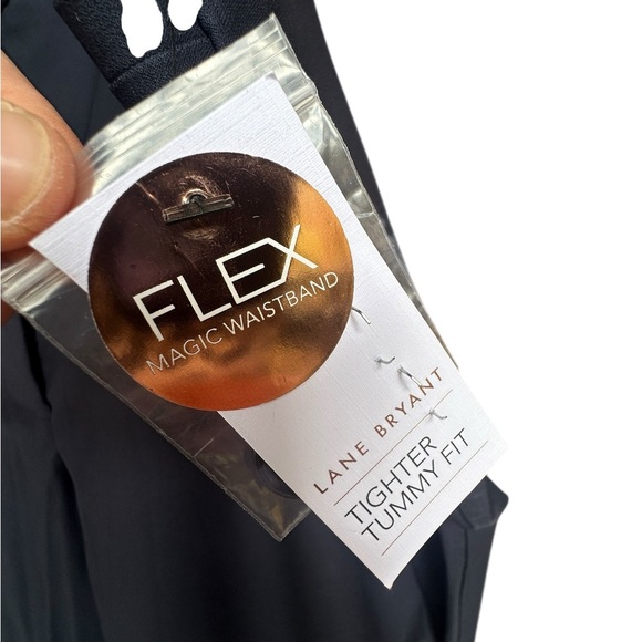 Lane Bryant Tighter Tummy Fit High Rise Boot Cut Navy Dress Pants Sz 28 NWT - Picture 3 of 6